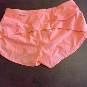 Speed Up Shorts, size 4, 2.5" inseam